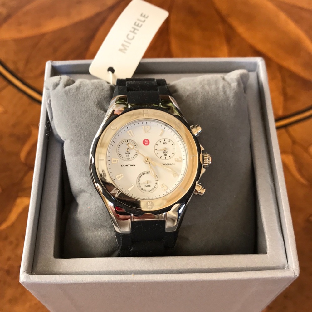 ⭐️NWT⭐️Michele Black Watch